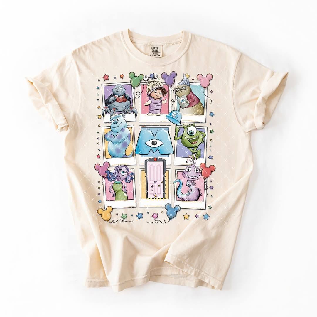 Monsters Polaroid Graphic Tee