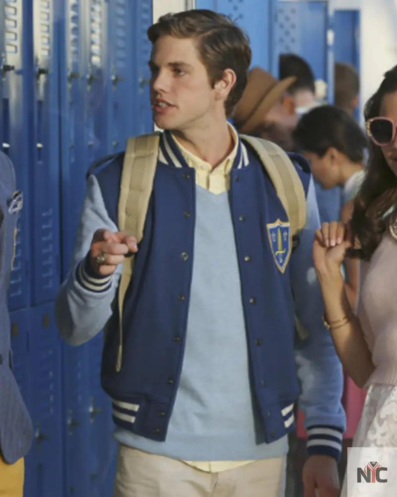 Jedidiah Goodacre Descendants Blue Bomber Jacket