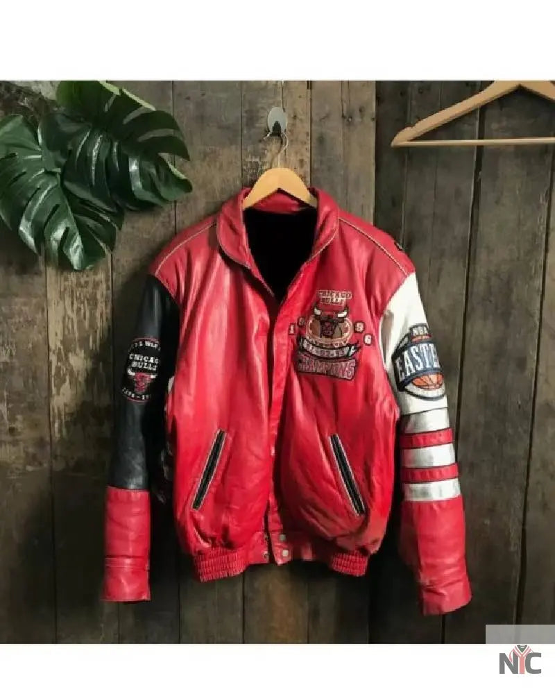 Jeff Hamilton Chicago Bulls Memorial Leather Jacket