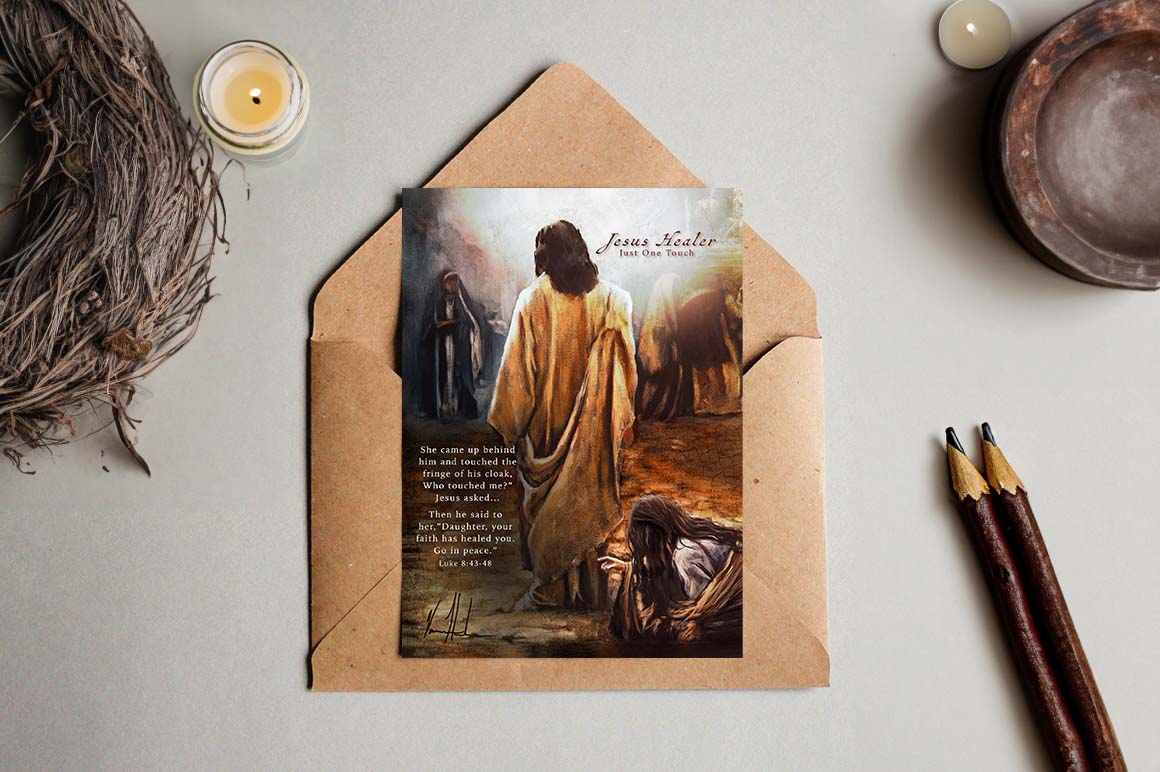 Jesus Healer Greeting Card
