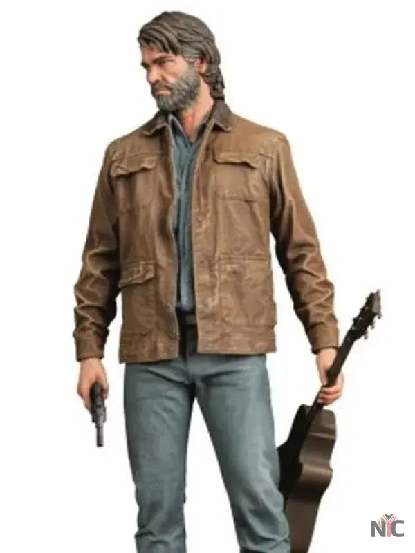 Joel Miller The Last of Us Brown Leather Jacket