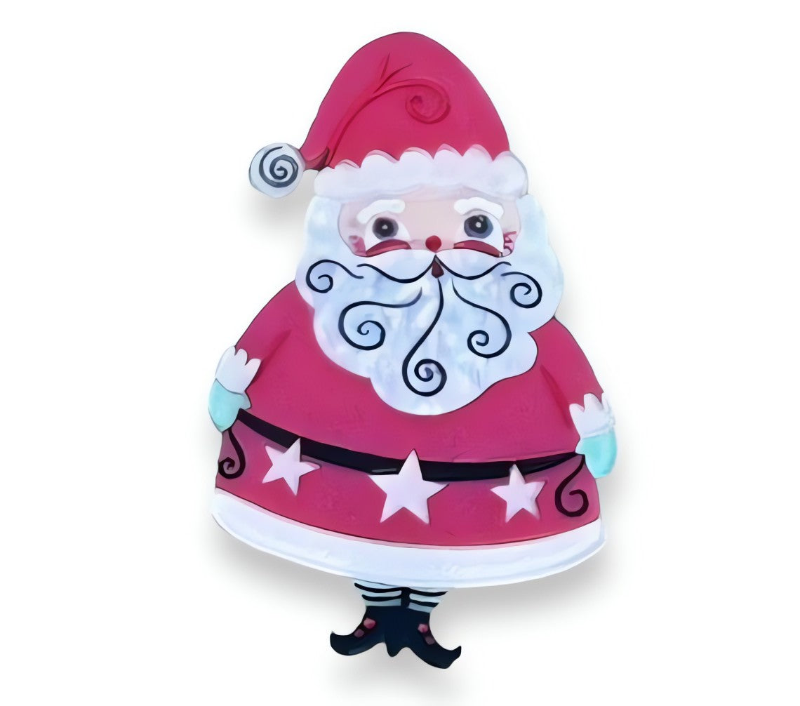 Jolly Old Elf PINK Brooch Johanna Parker x Lipstick &amp;amp; Chrome