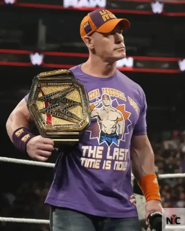 John Cena Monday Night RAW Purple T-Shirt