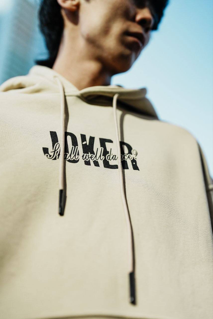 Joker &amp;quot;Shall We Dance?&amp;quot; Graphic Unisex Oversized Hoodie