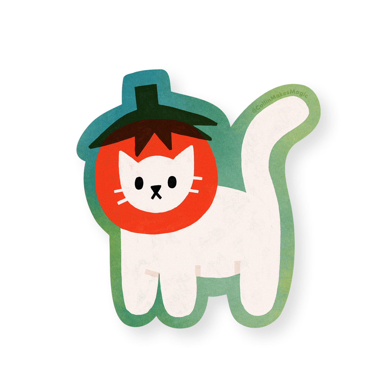 Chat de Tomate — Vinyl Sticker
