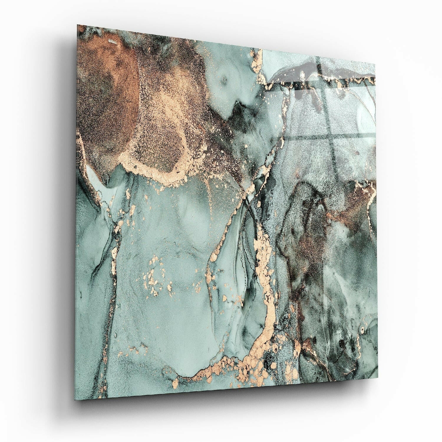 Colored Marble Glass Wall Art