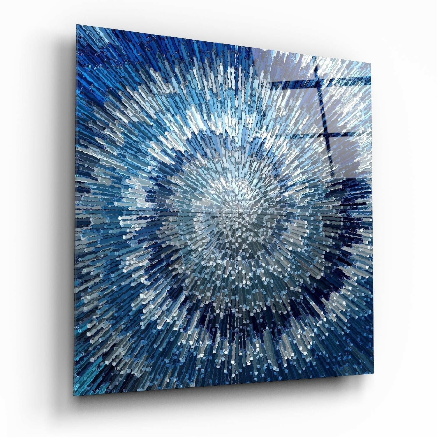 Cycle of Blue Glass Wall Art