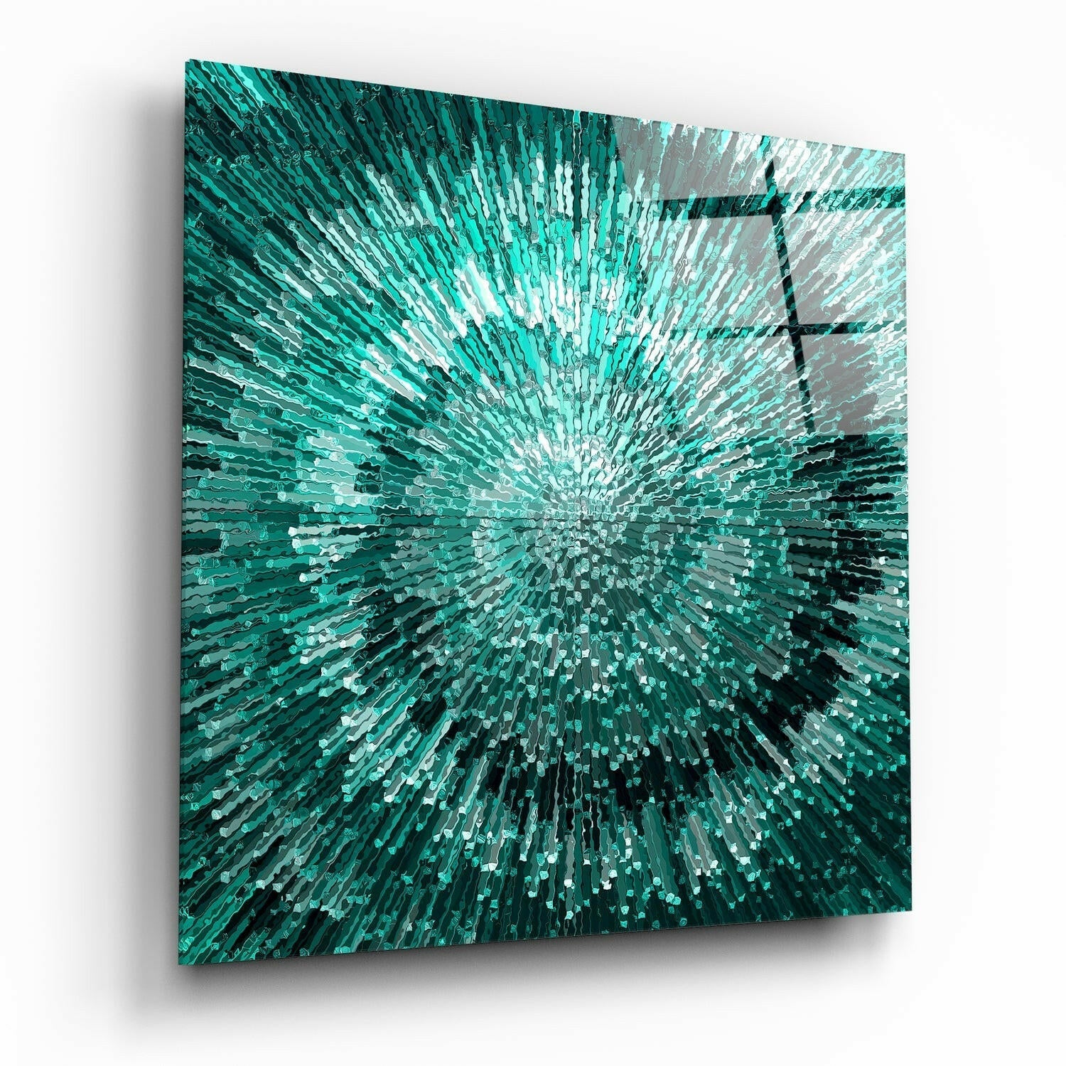 Cycle of Green Glass Wall Art