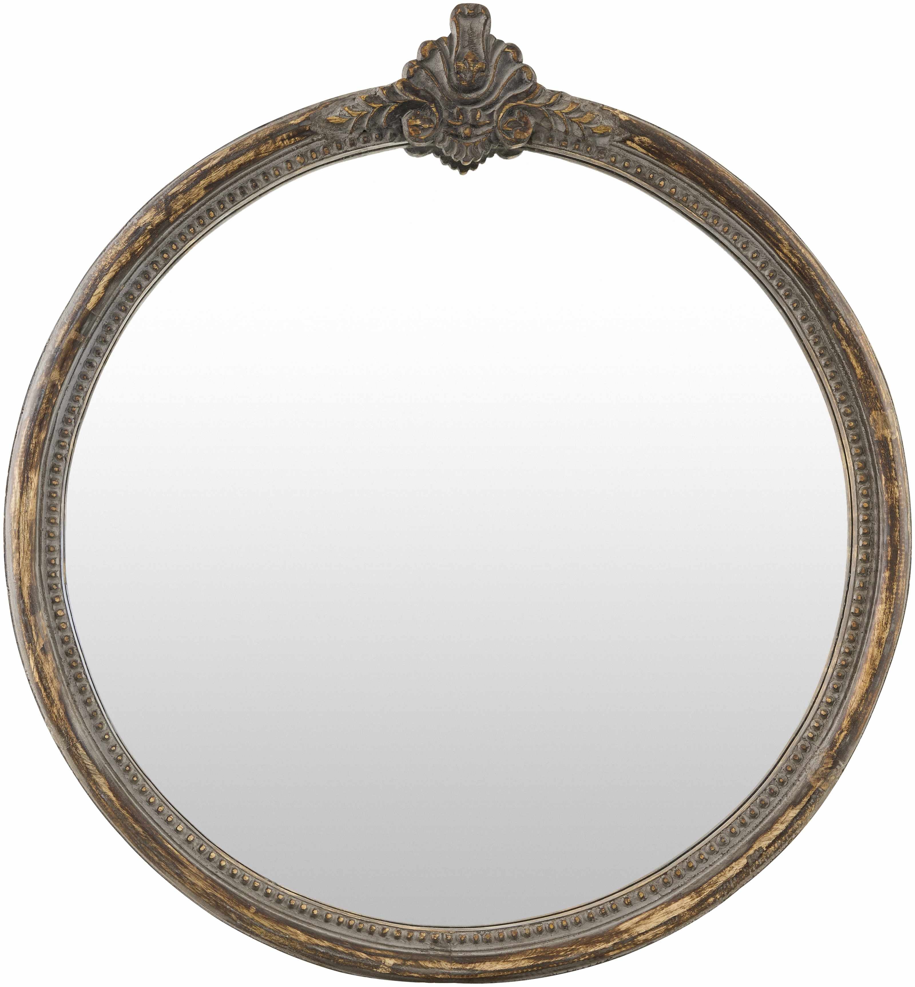 Kandersteg Dark Red Accent Mirror