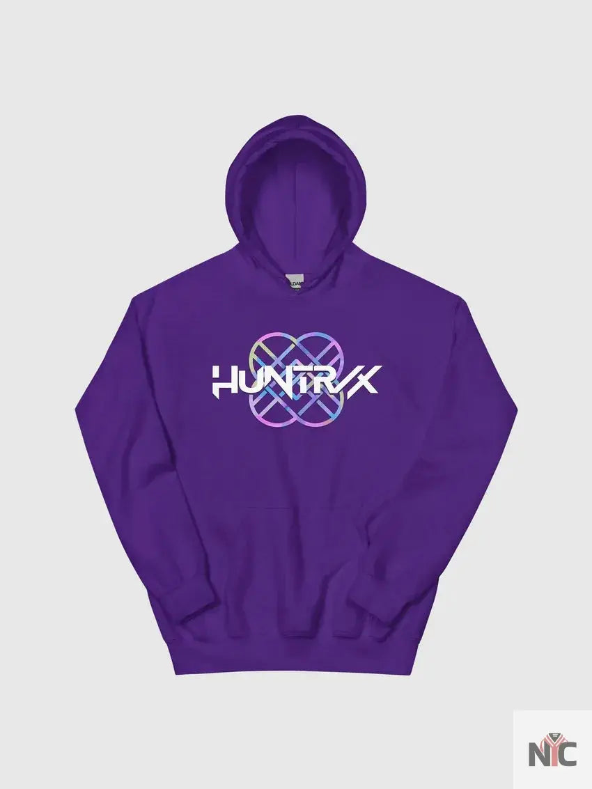 KPop Demon Hunters Huntrix Logo Purple Hoodie