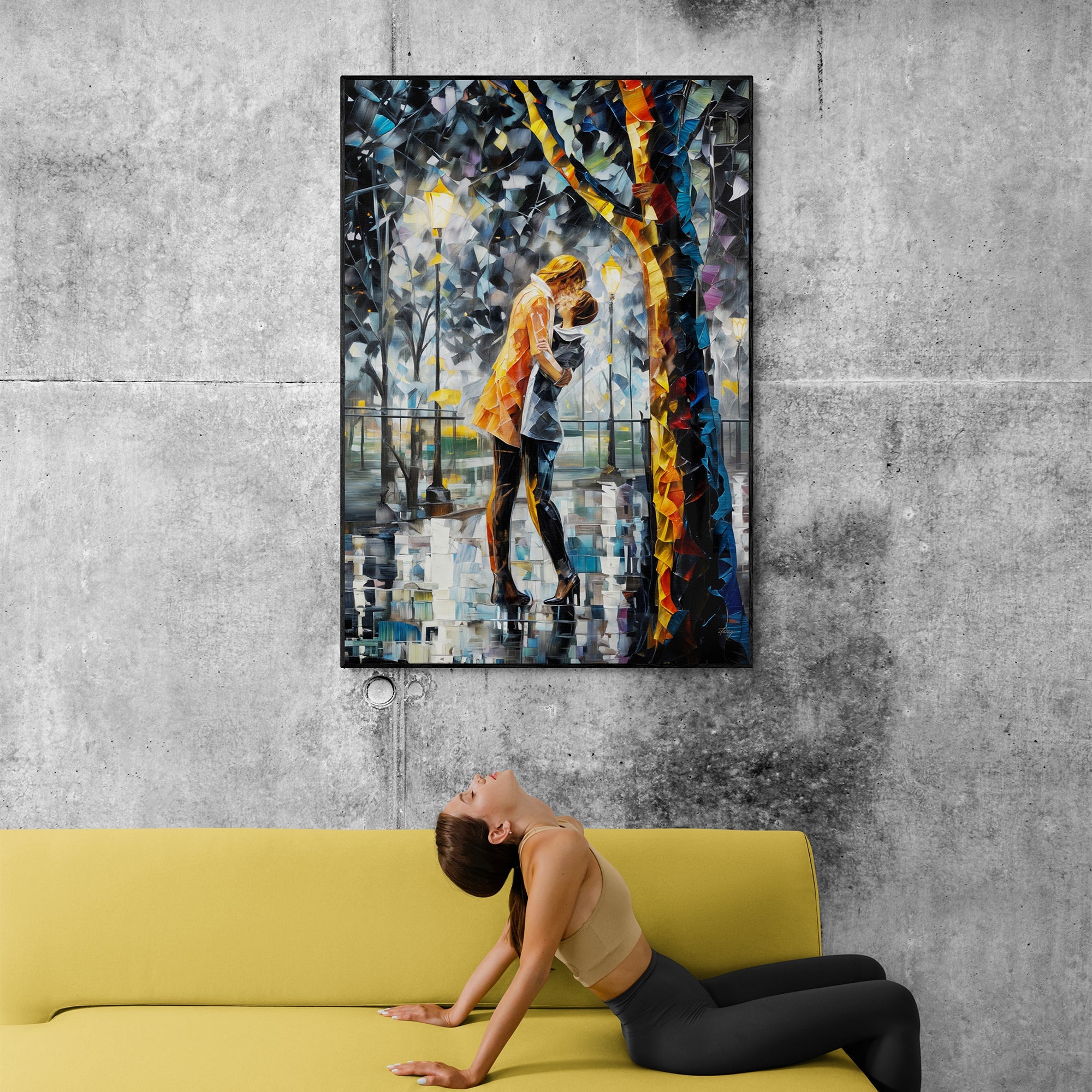 Canvas Print: &amp;quot;Kaleidoscope Kiss&amp;quot;