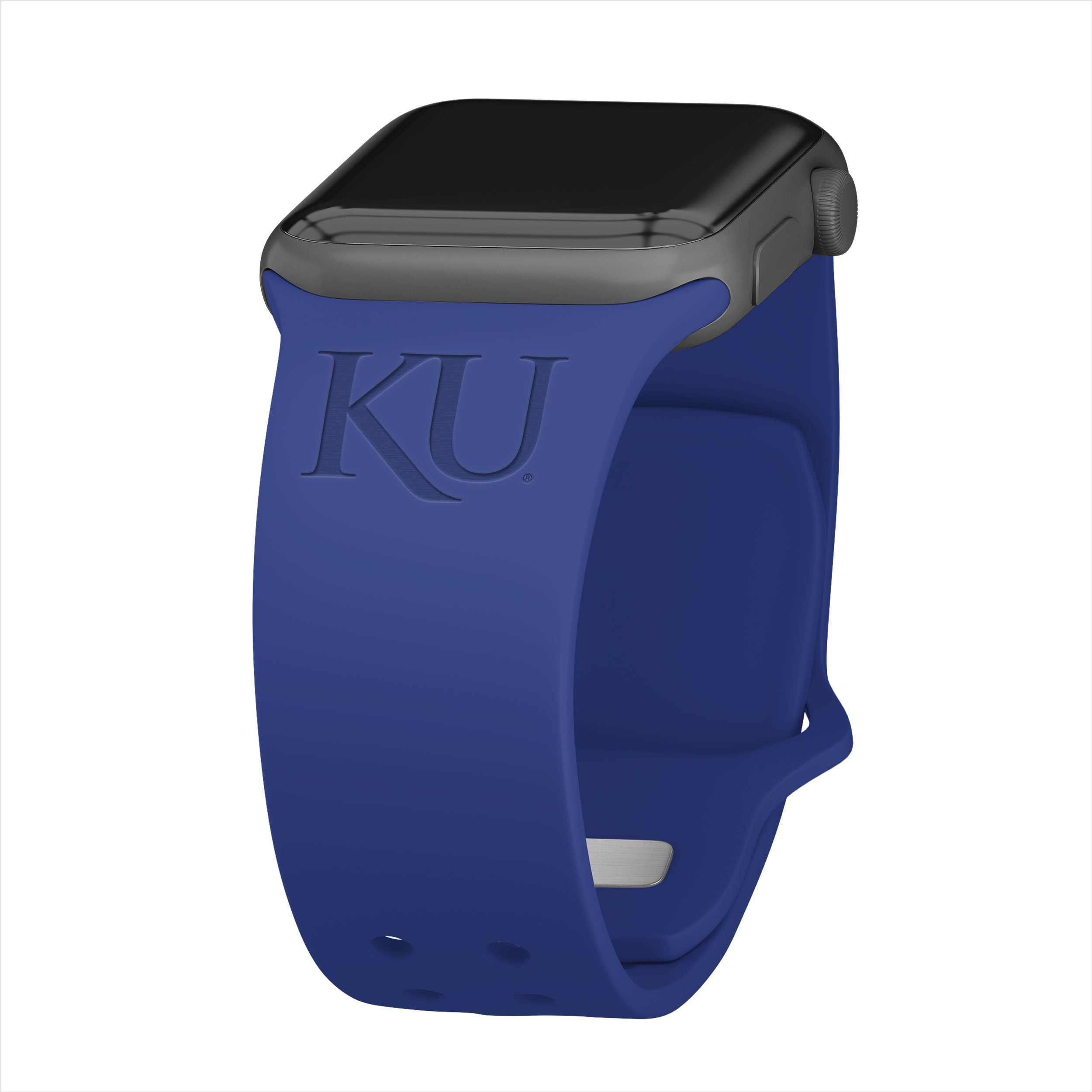 Kansas Jayhawks Engraved Apple Watch Band