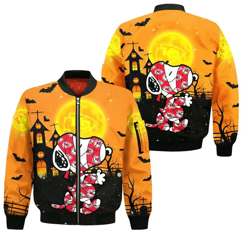 Kansas City Chiefs Halloween Bomber Jacket