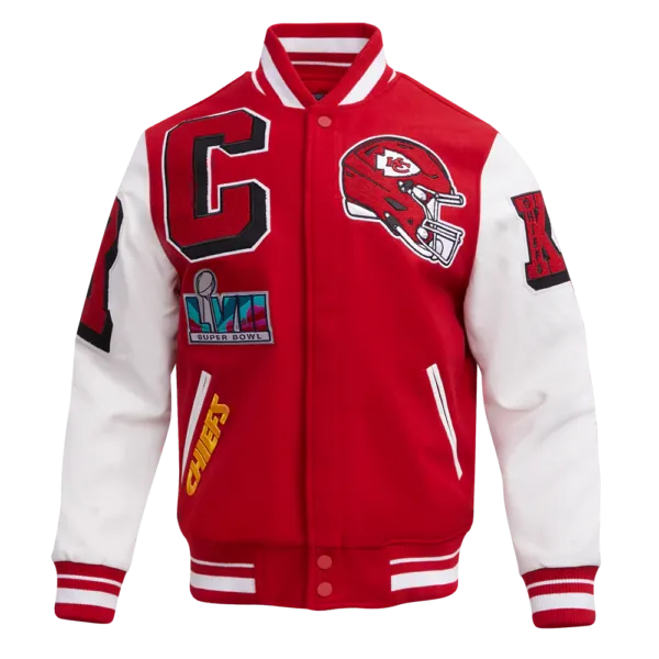Kansas City Chiefs Mashup NFL Varsity Jacket