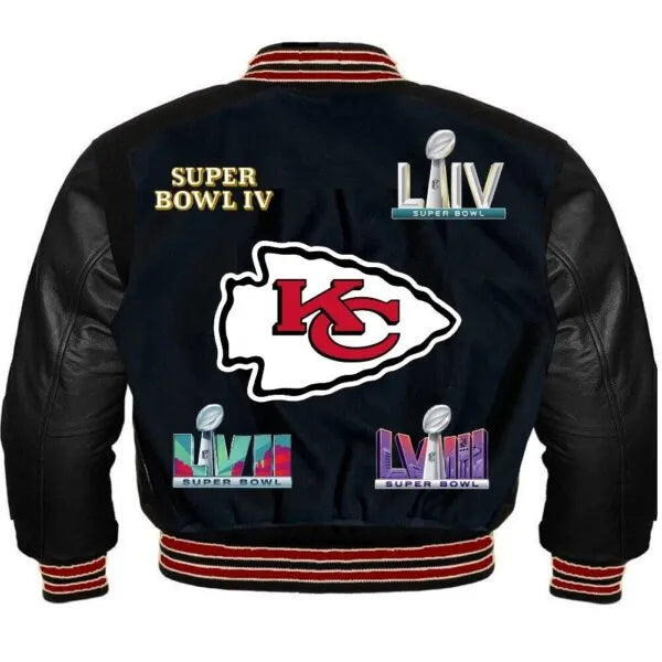 Kansas City Chiefs Super Bowl Championship 2024 Varsity jacket