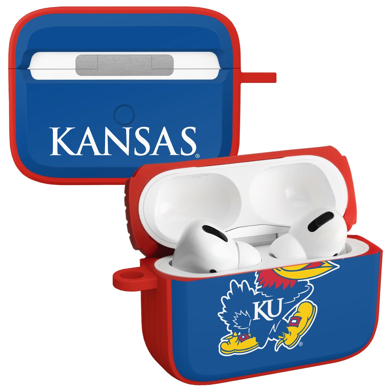 Kansas Jayhawks HDX AirPods Pro 1 &amp;amp; 2 Case Cover