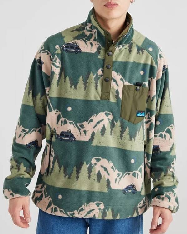 Karen Pirie Printed Fleece Sweatshirt