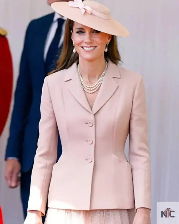 Kate Middleton Royal Dais Pink Blazer