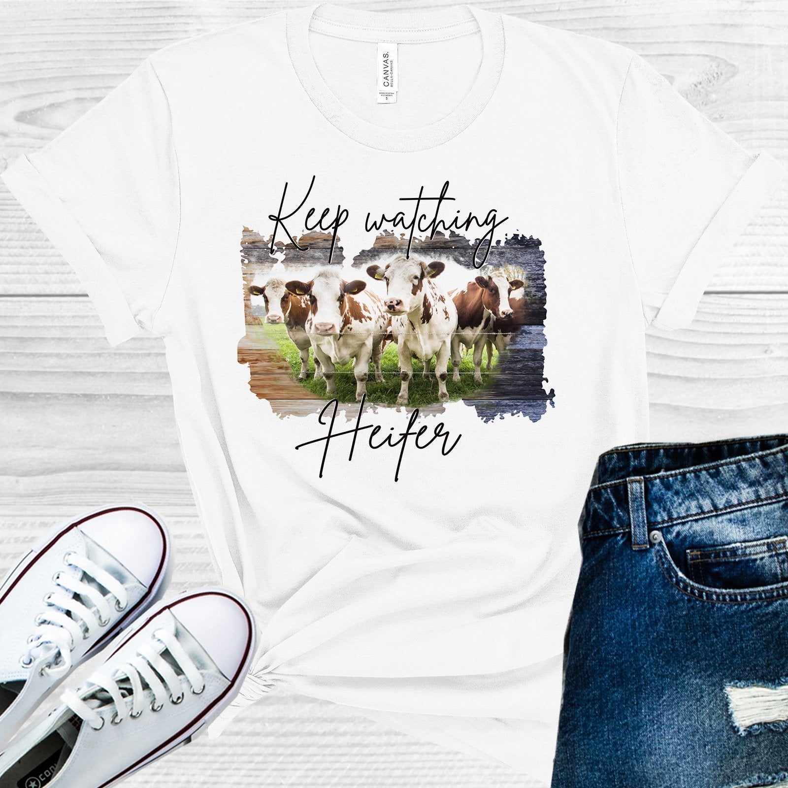 Keep Watching Heifer Graphic Tee