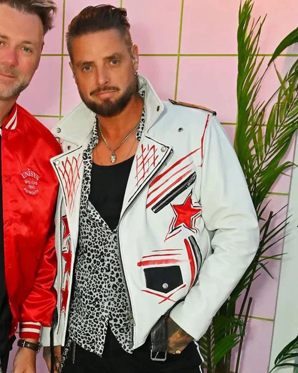 Keith Duffy Flackstock Festival 2025 Leather Jacket
