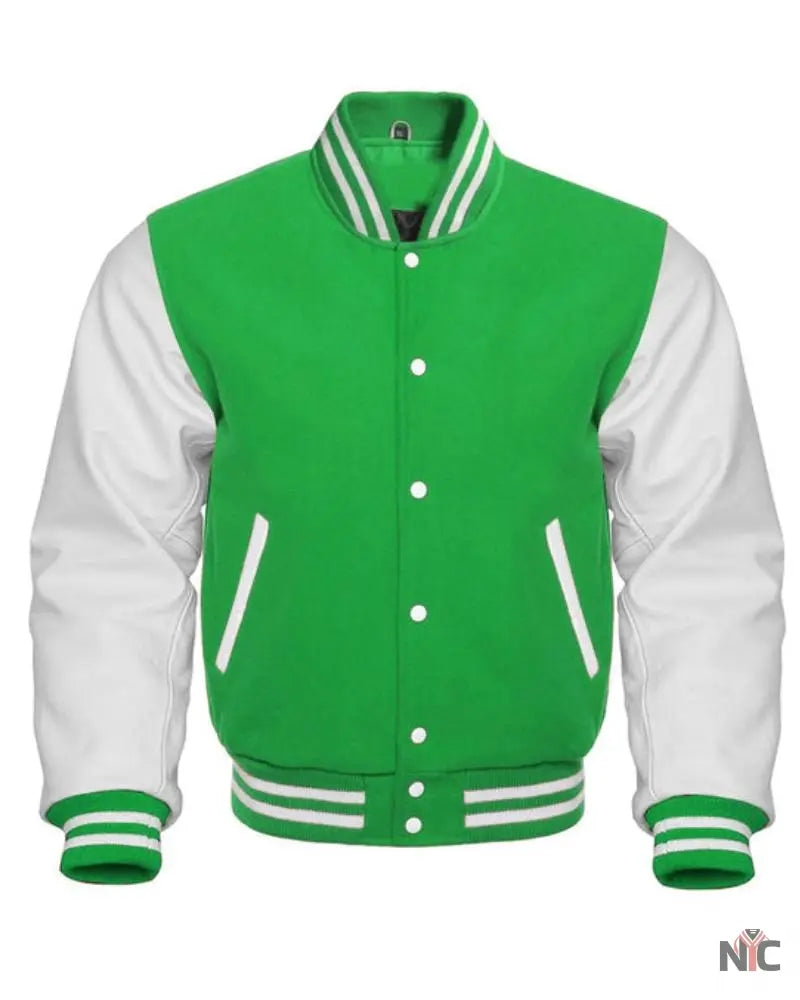 Kelly Green Varsity Jacket
