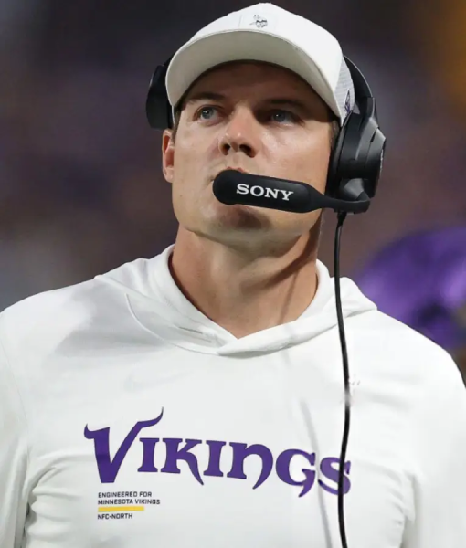 Kevin O’Connell Minnesota Vikings White Hoodie T-Shirt