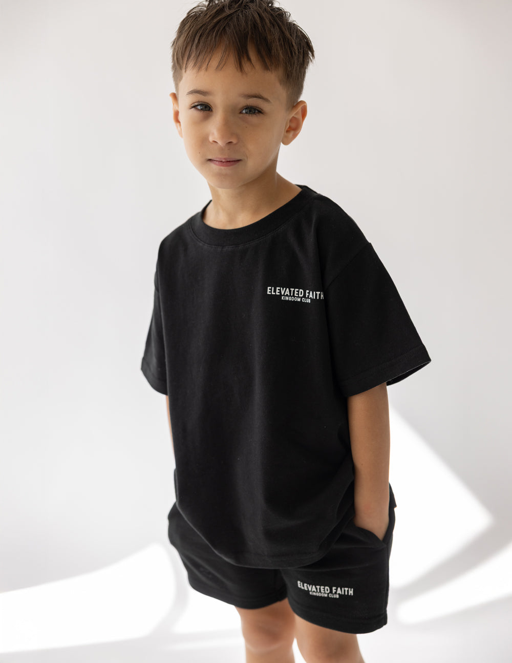 KINGDOM CLUB BLACK KIDS TEE