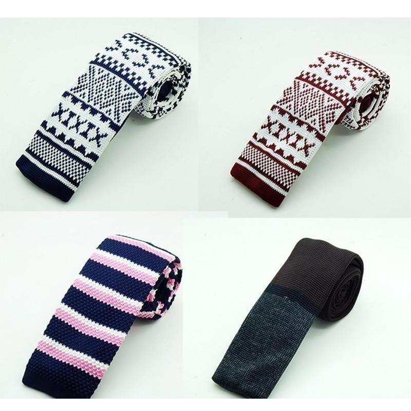Knitted and Flat Collection Skinny Ties - 17 Colors &amp;amp; Styles
