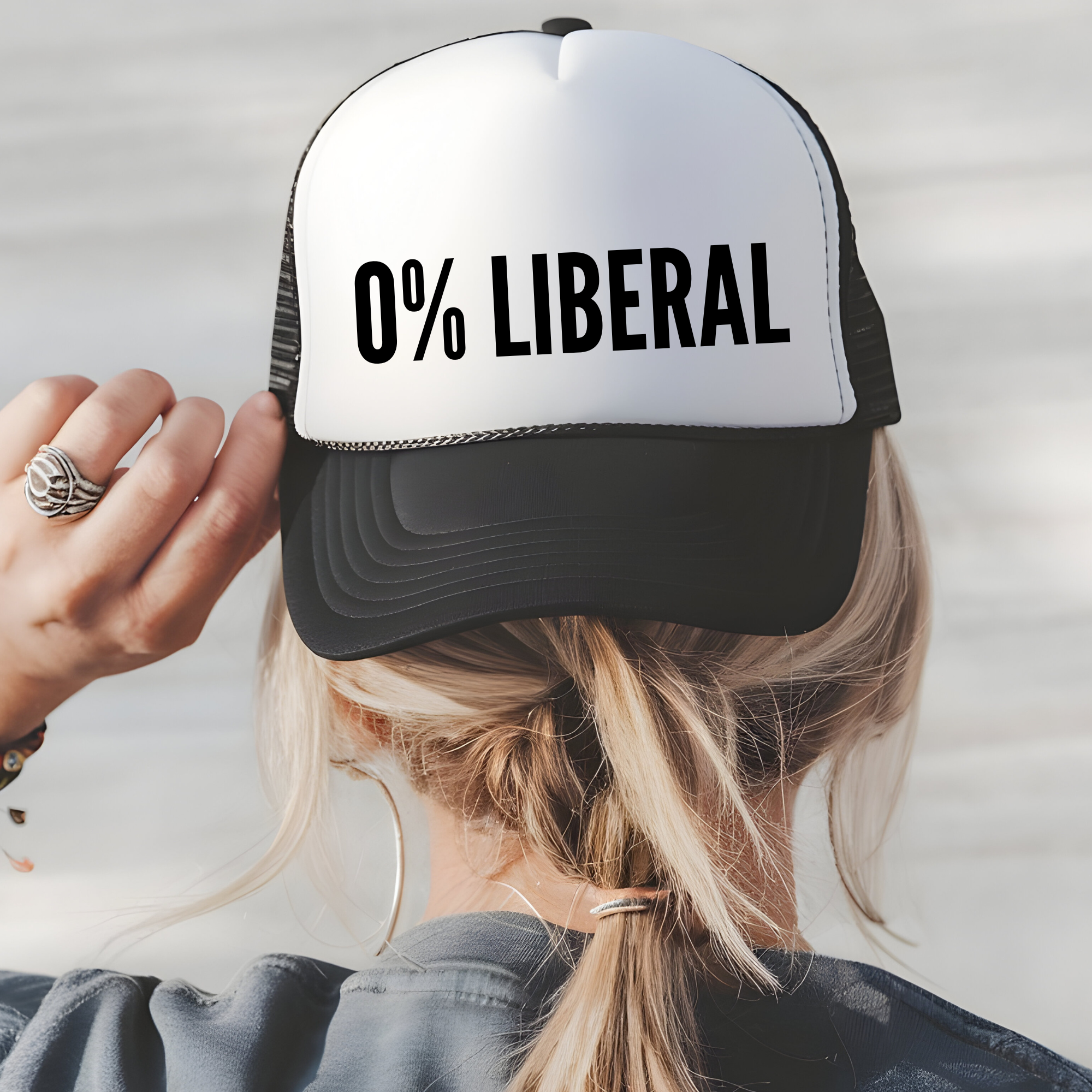 0% Liberal | Otto Cap | Teacher Hat | Stylish Trendy Hat