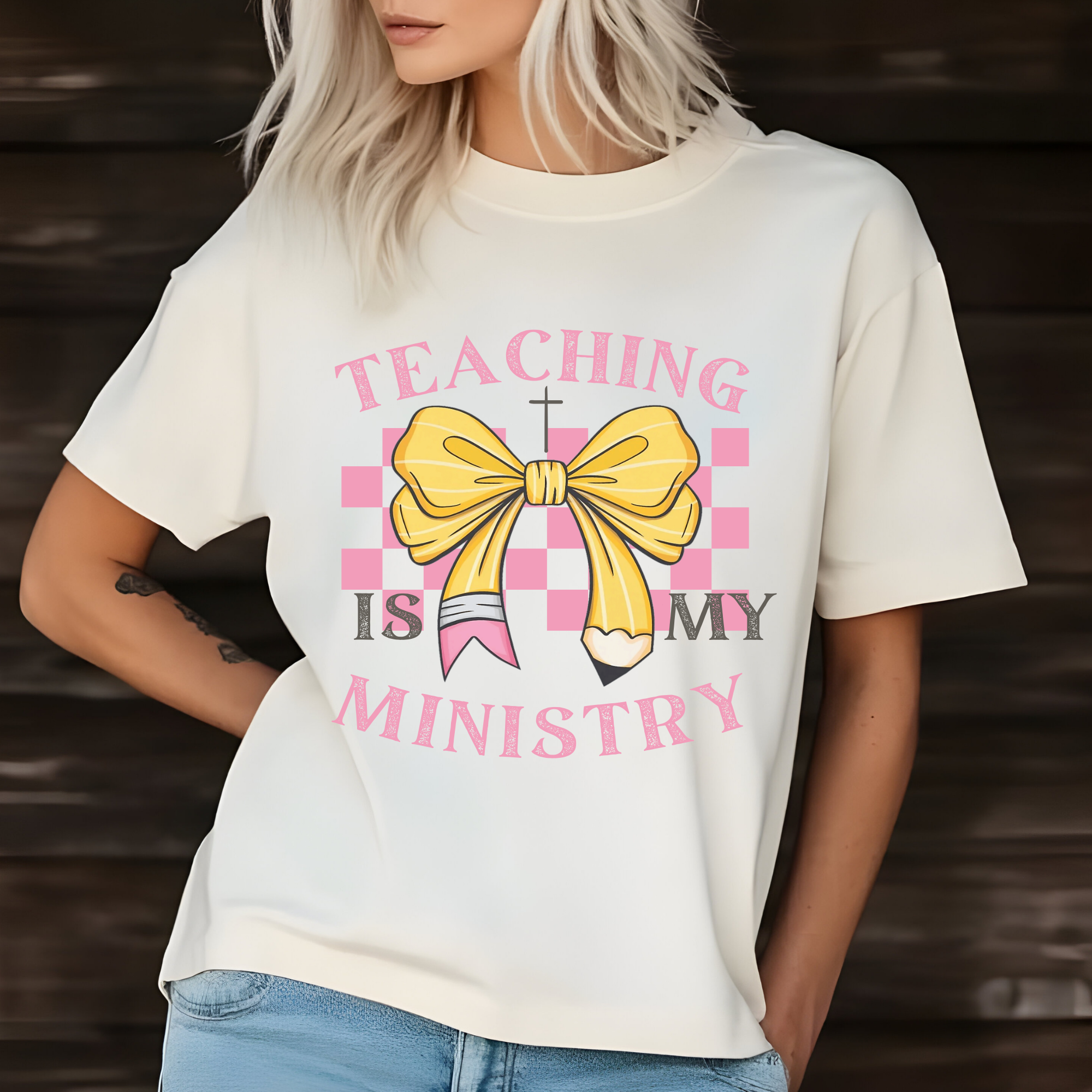 Teaching is my ministry | Comfort Colors T-shirt | Teacher Shirt | Stylish Trendy Apparel