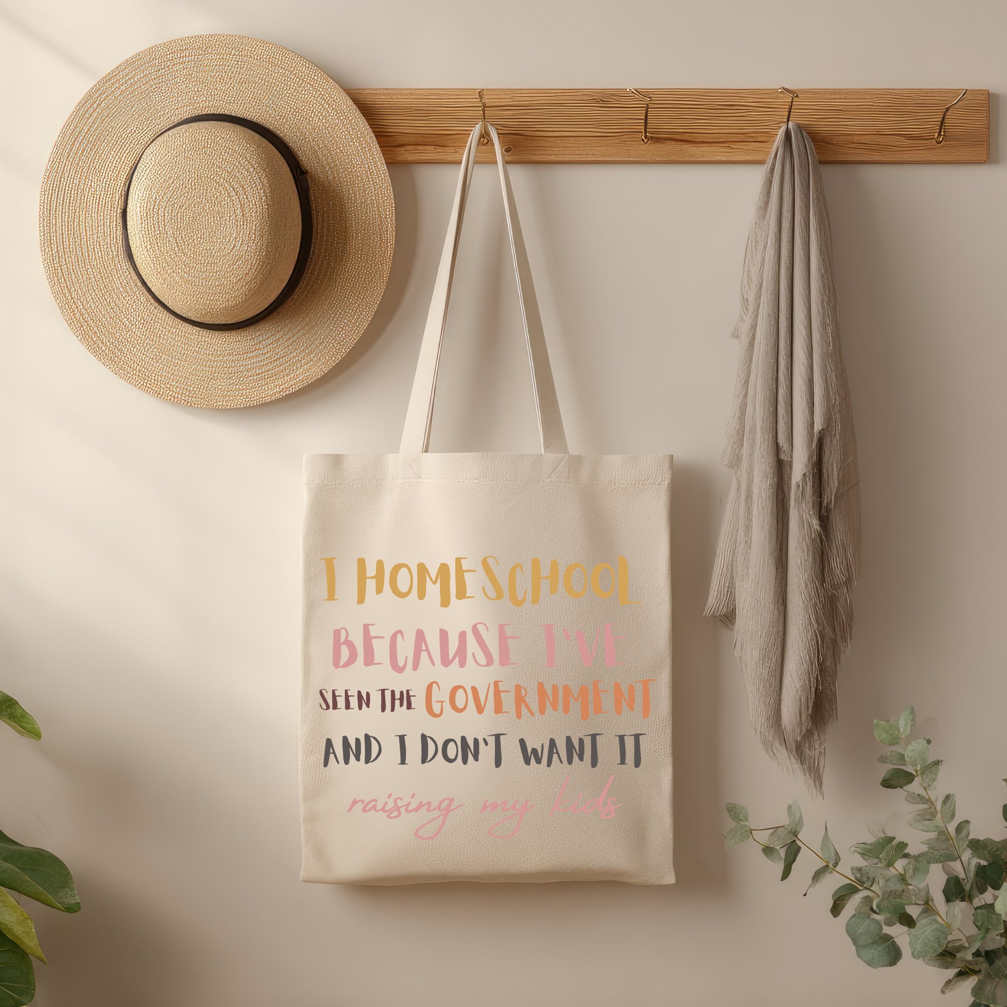 I Homeschool because I&amp;#39;ve Seen the Government Tote Bag l Trendy Bag l