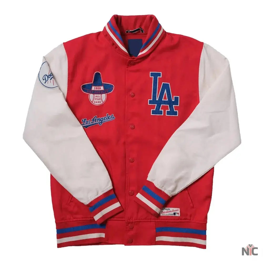 LA Dodgers 1959 and White Varsity Jacket