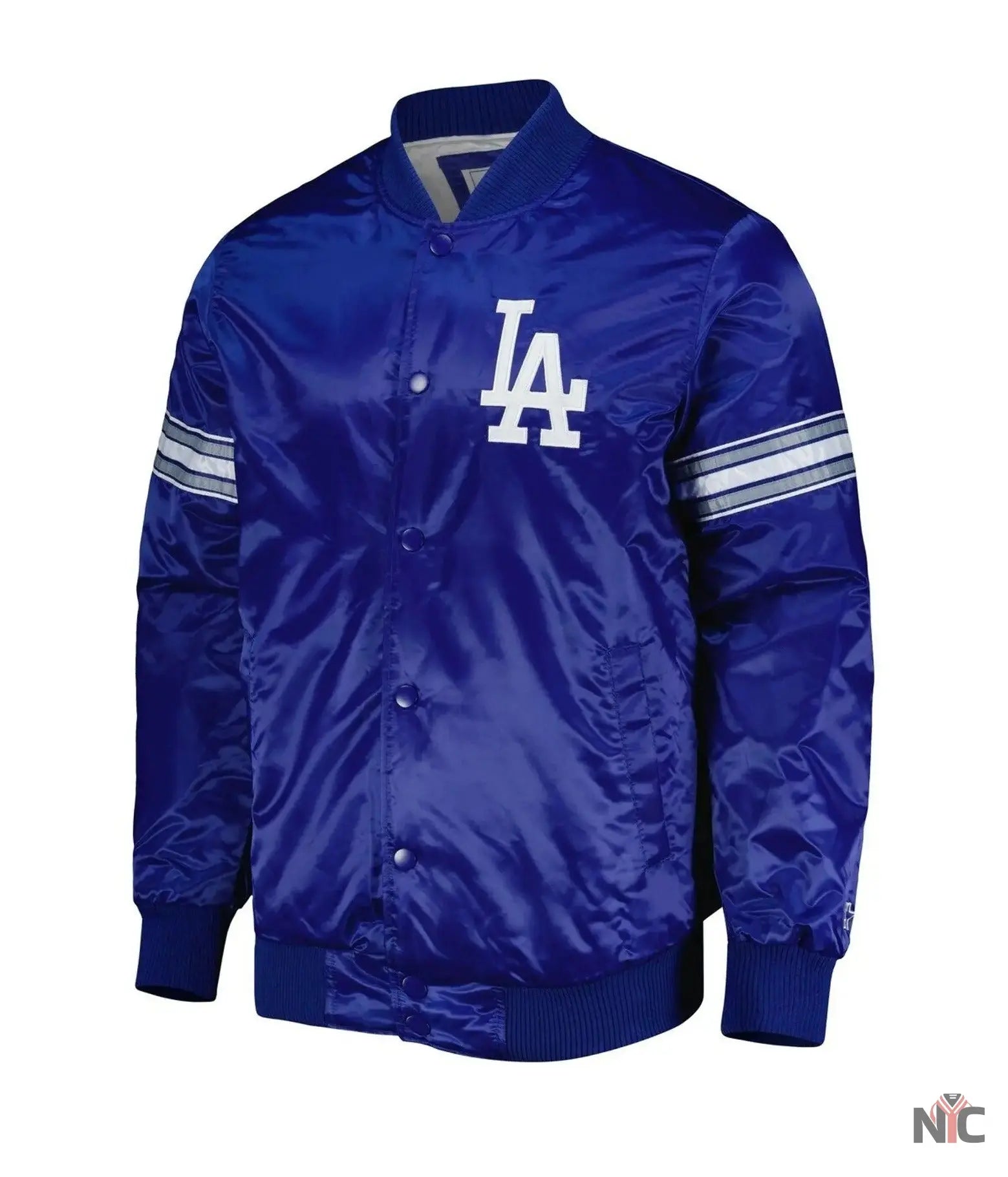 LA Dodgers Pick &amp;amp; Roll Royal Blue Varsity Jacket