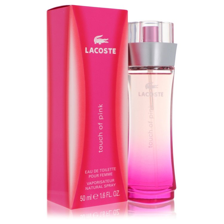 Touch of Pink by Lacoste Eau De Toilette Spray 1.6 oz for Women