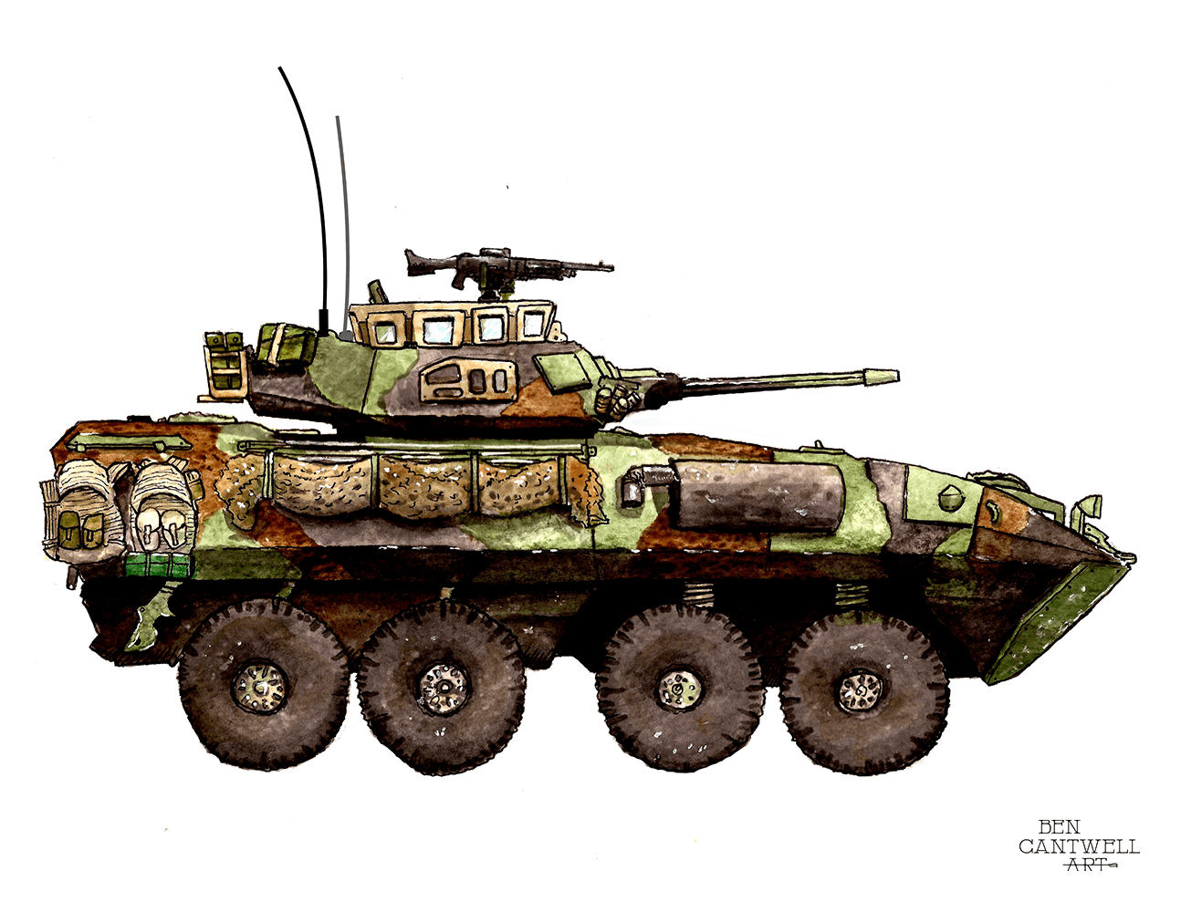 LAV and LAR (Light Armored Vehicle and Light Armored Recon)