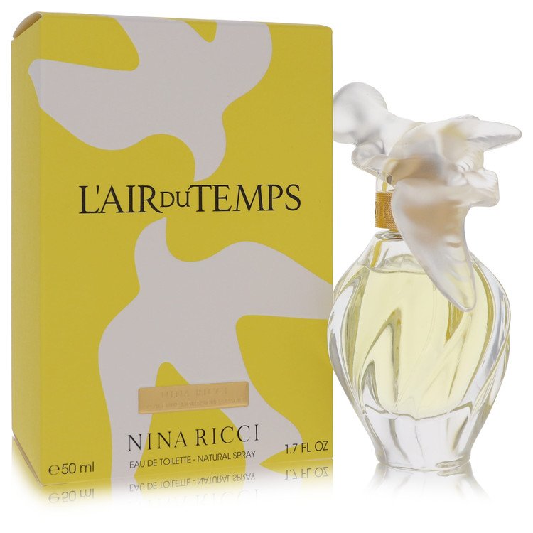 L&amp;#39;Air Du Temps by Nina Ricci Eau De Toilette Spray With Bird Cap 1.7 oz for Women