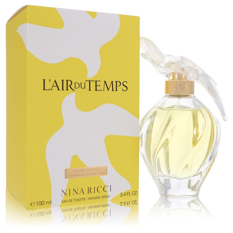 L&amp;#39;Air Du Temps by Nina Ricci Eau De Toilette Spray With Bird Cap 3.3 oz for Women