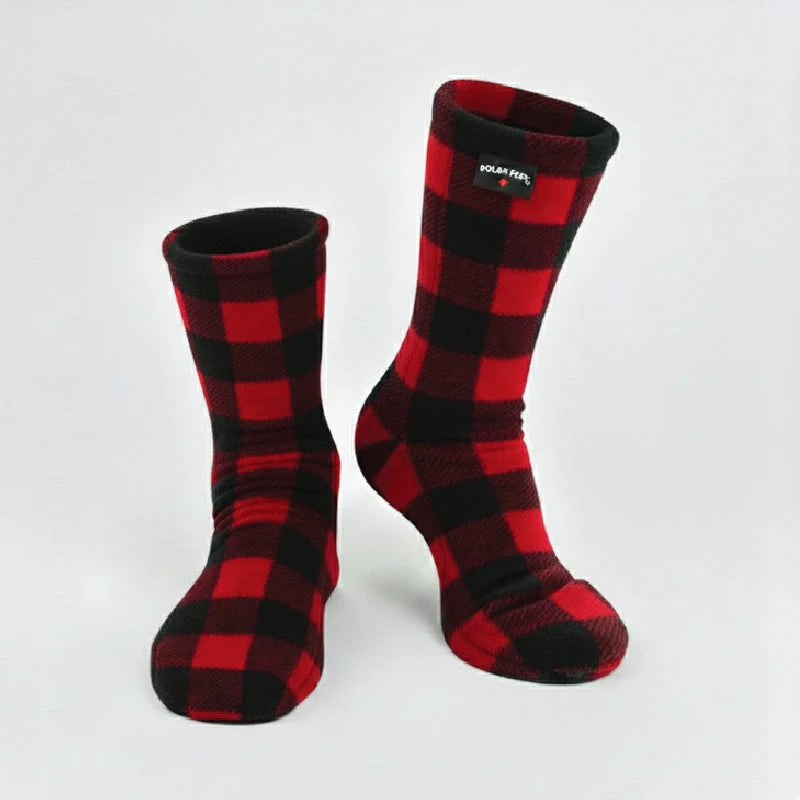 Kids&amp;#39; Fleece Socks - Lumberjack