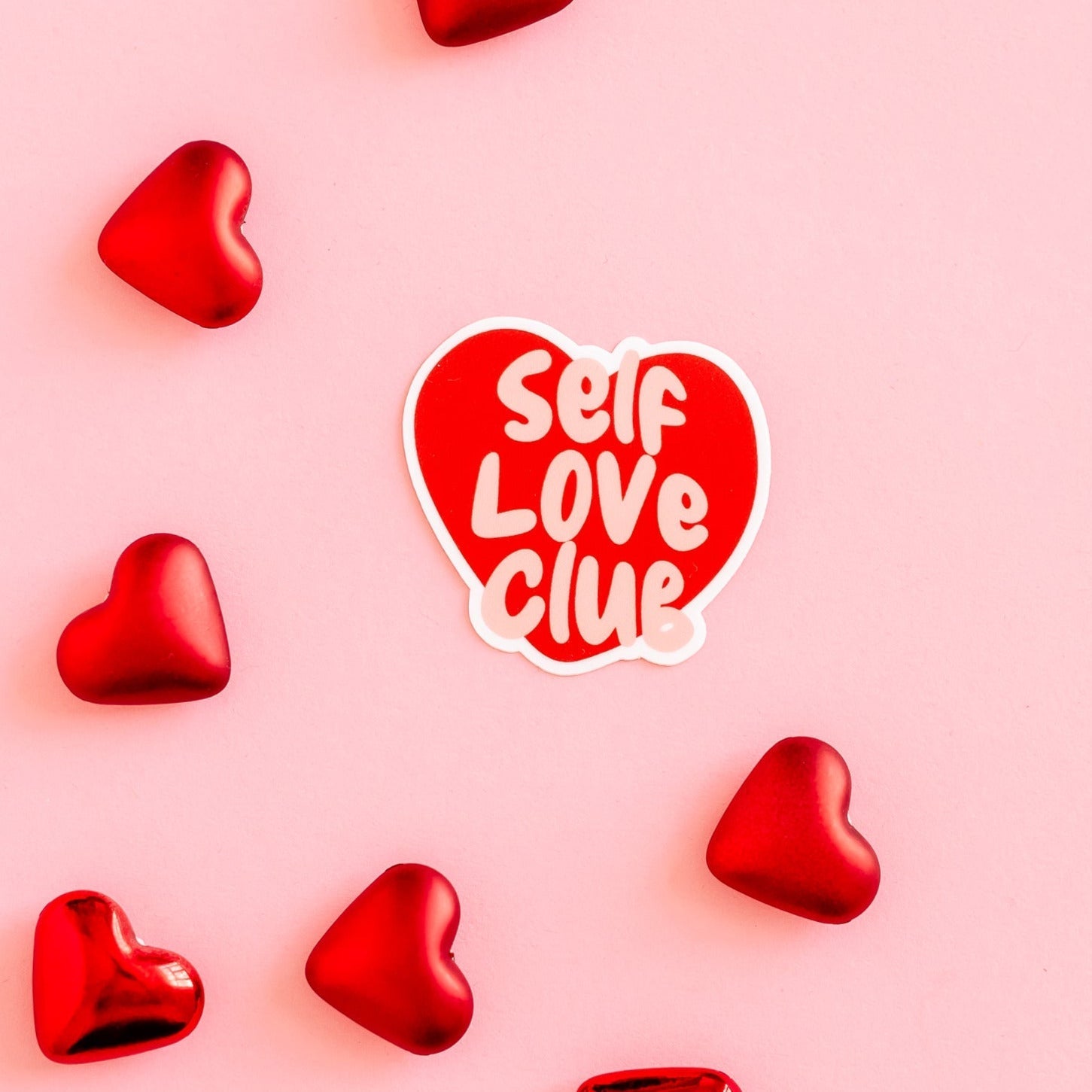 LMSS® VALENTINE STICKER - Self Love Club