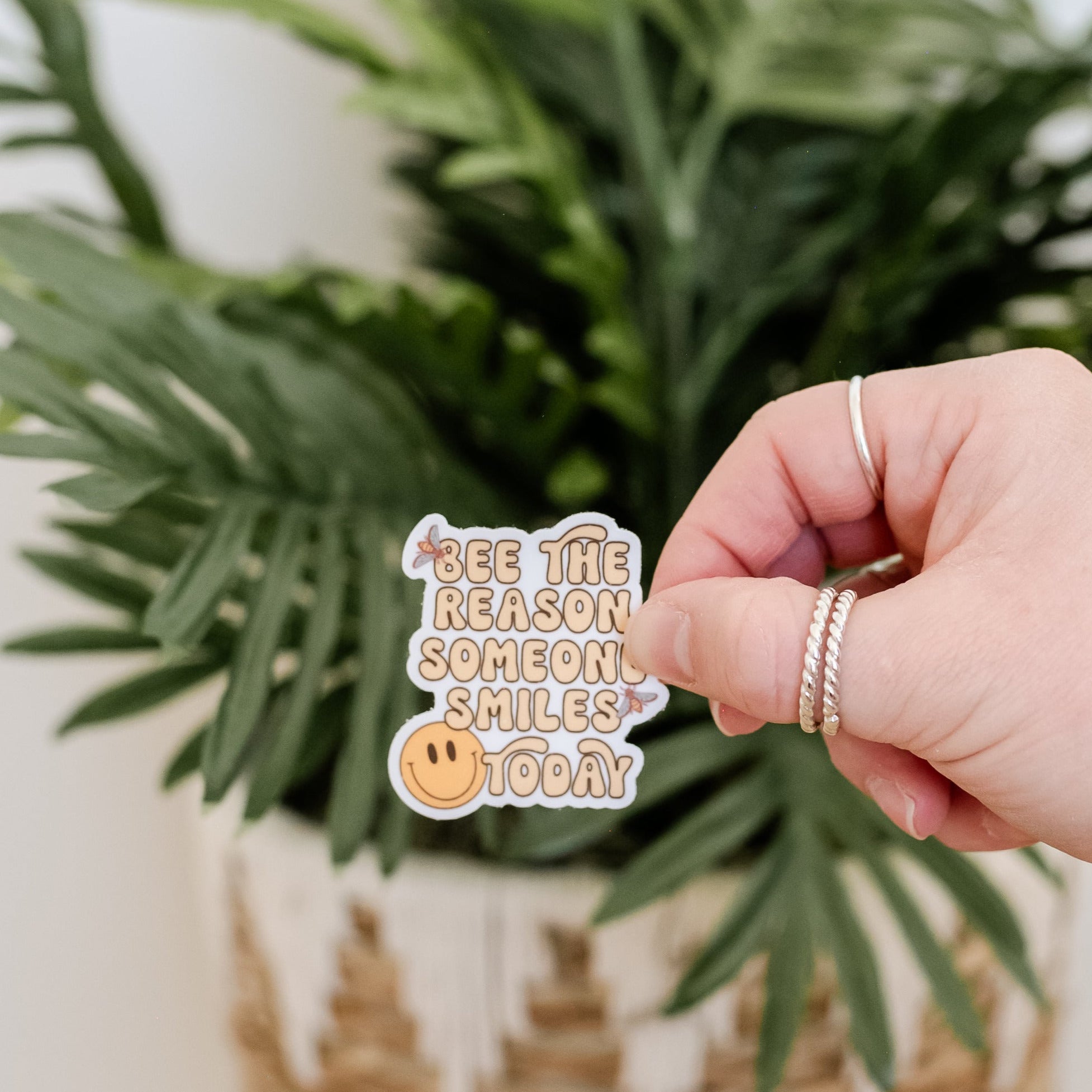 LMSS® STICKER - Bee The Reason Someone Smiles Today