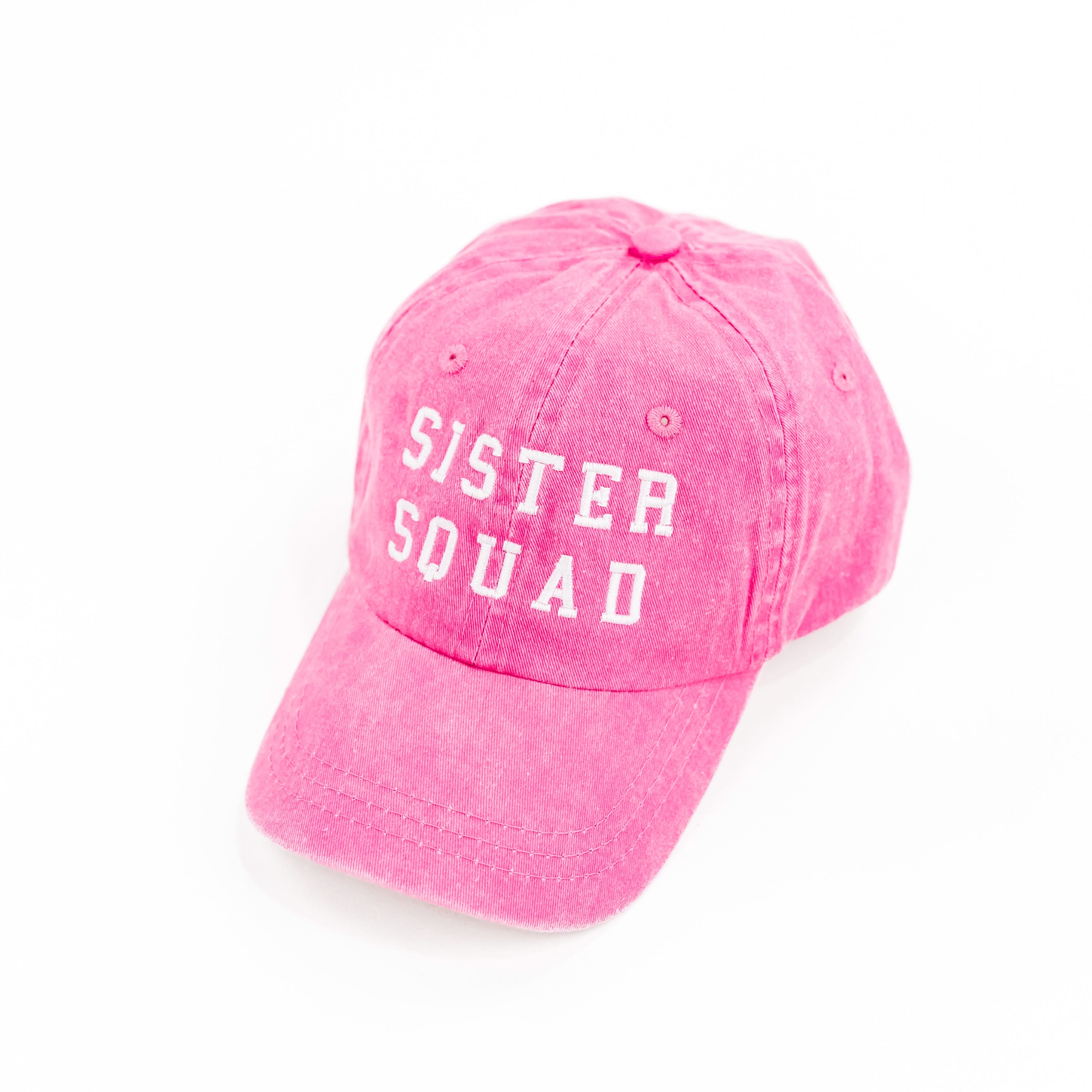 Sister Squad - Dark Pink w/ White - Child Baseball Cap