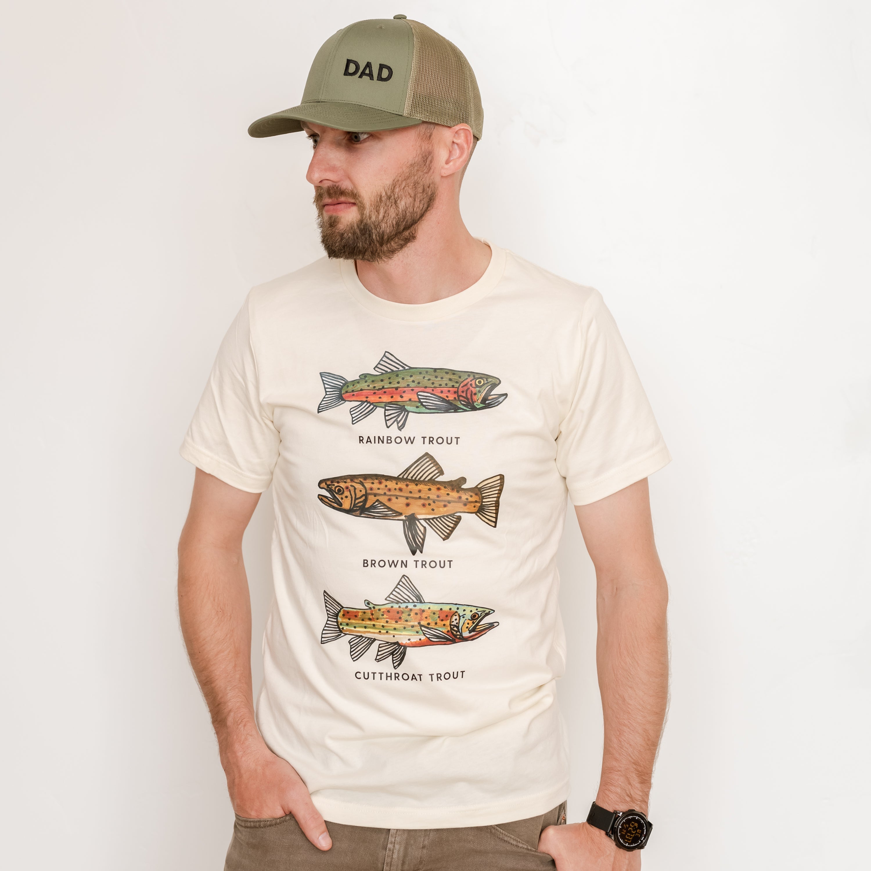 Trout Chart - Hand Drawn - Unisex Tee