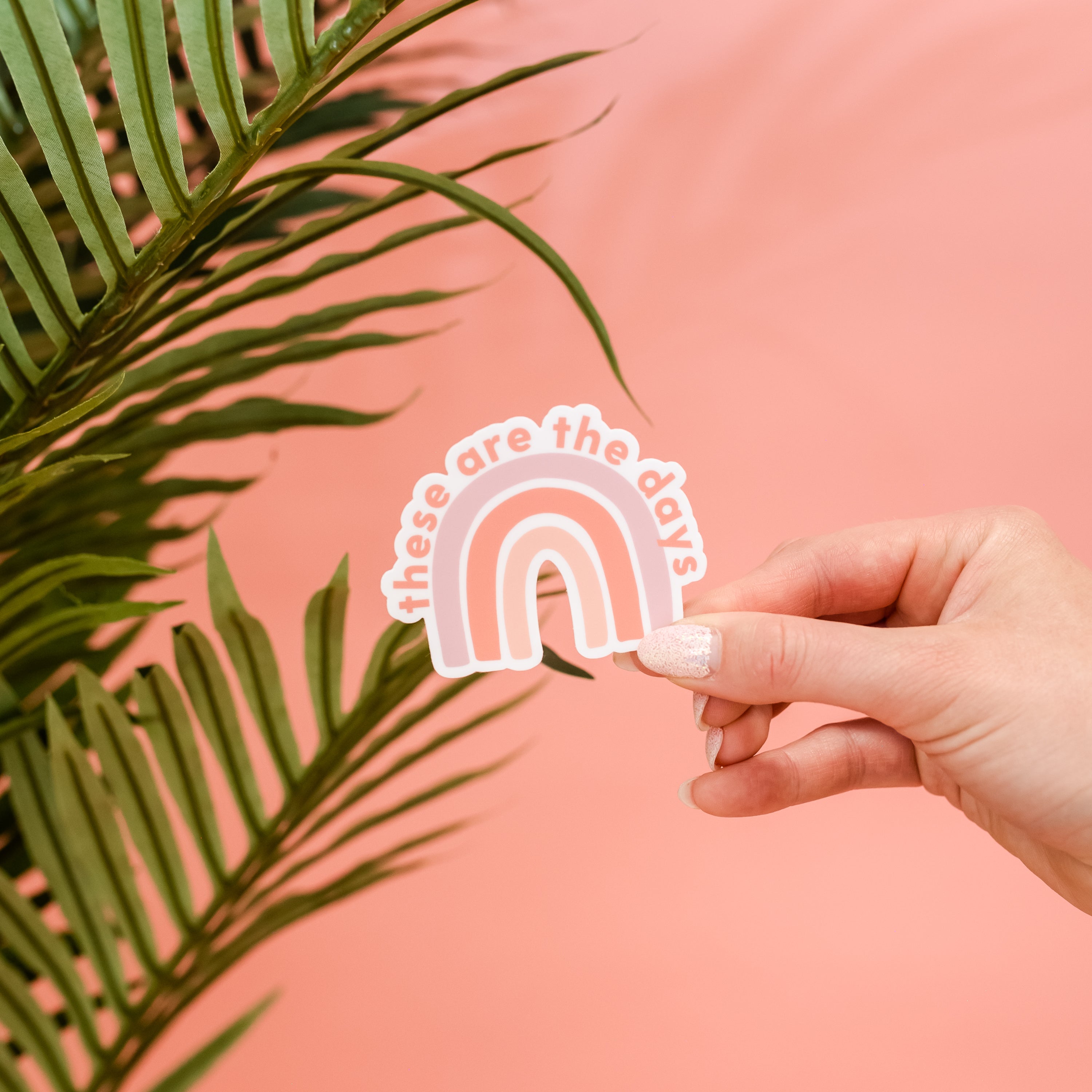 LMSS® STICKER - These Are The Days Rainbow