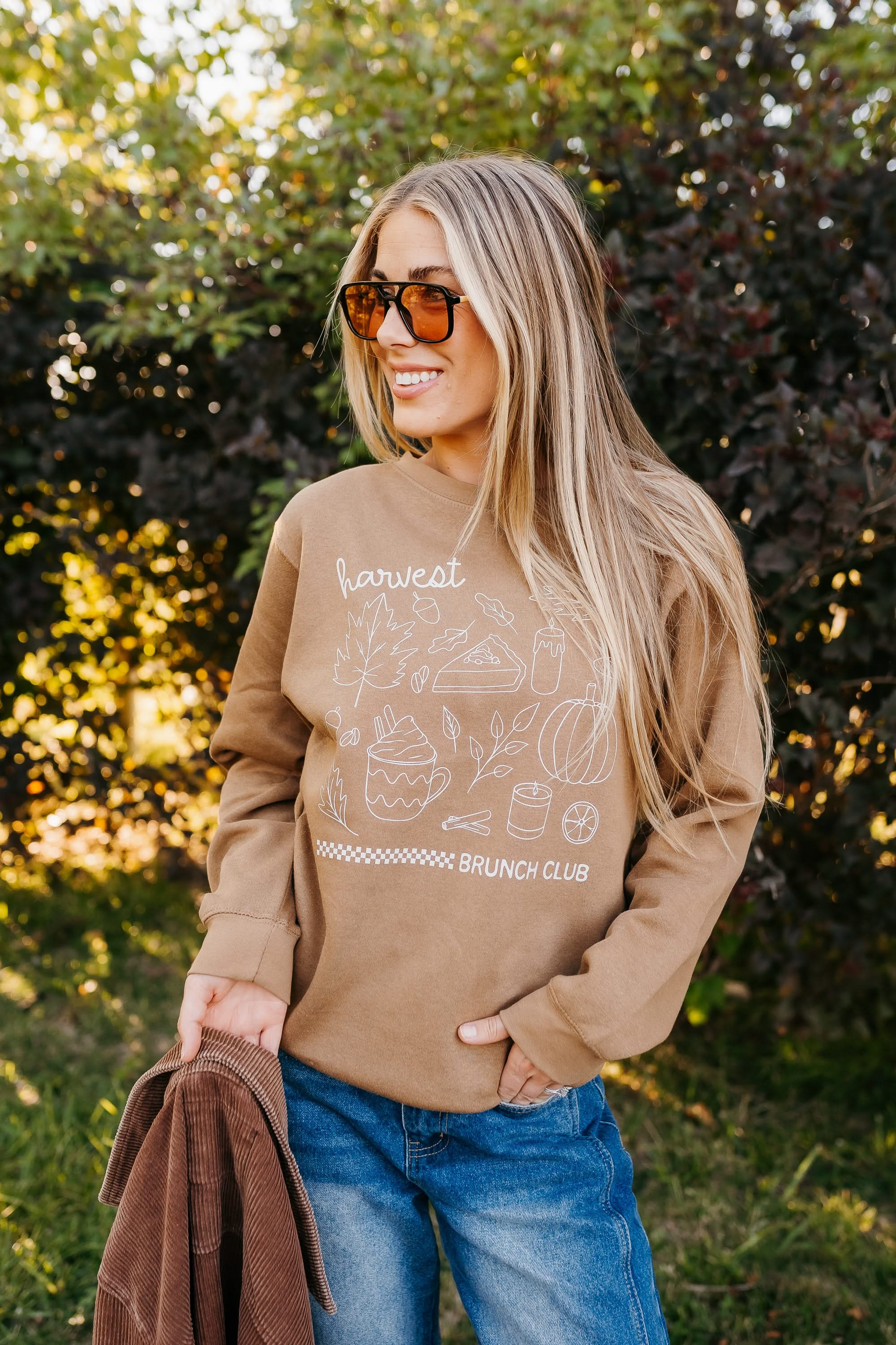 Harvest Brunch Club (f&amp;amp;bd) - Coyote Brown ELEVATED Fleece