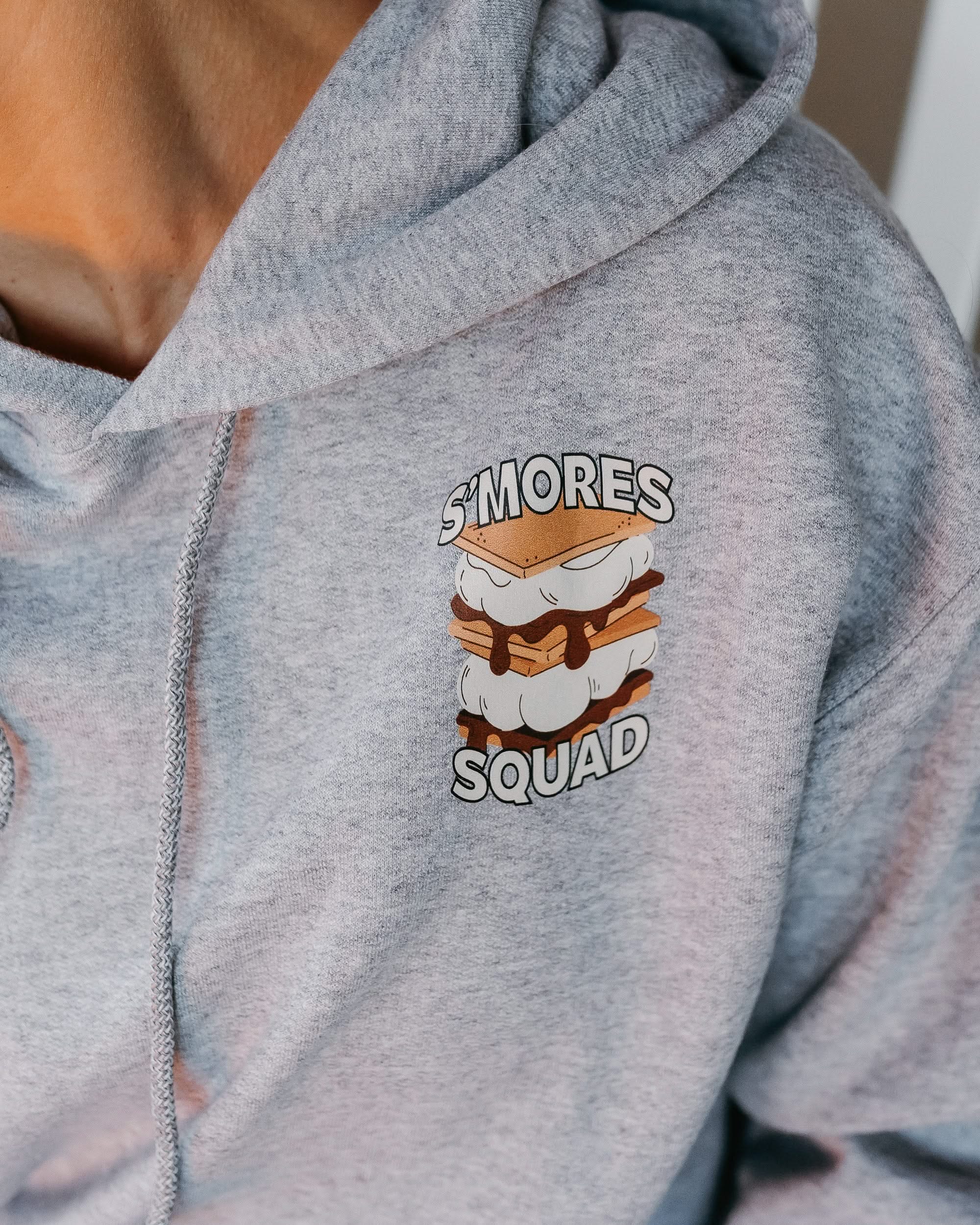 S&amp;#39;mores Squad/The Perfect S&amp;#39;more (pf&amp;amp;b) - Gray BASIC Fleece Adult HOODIE