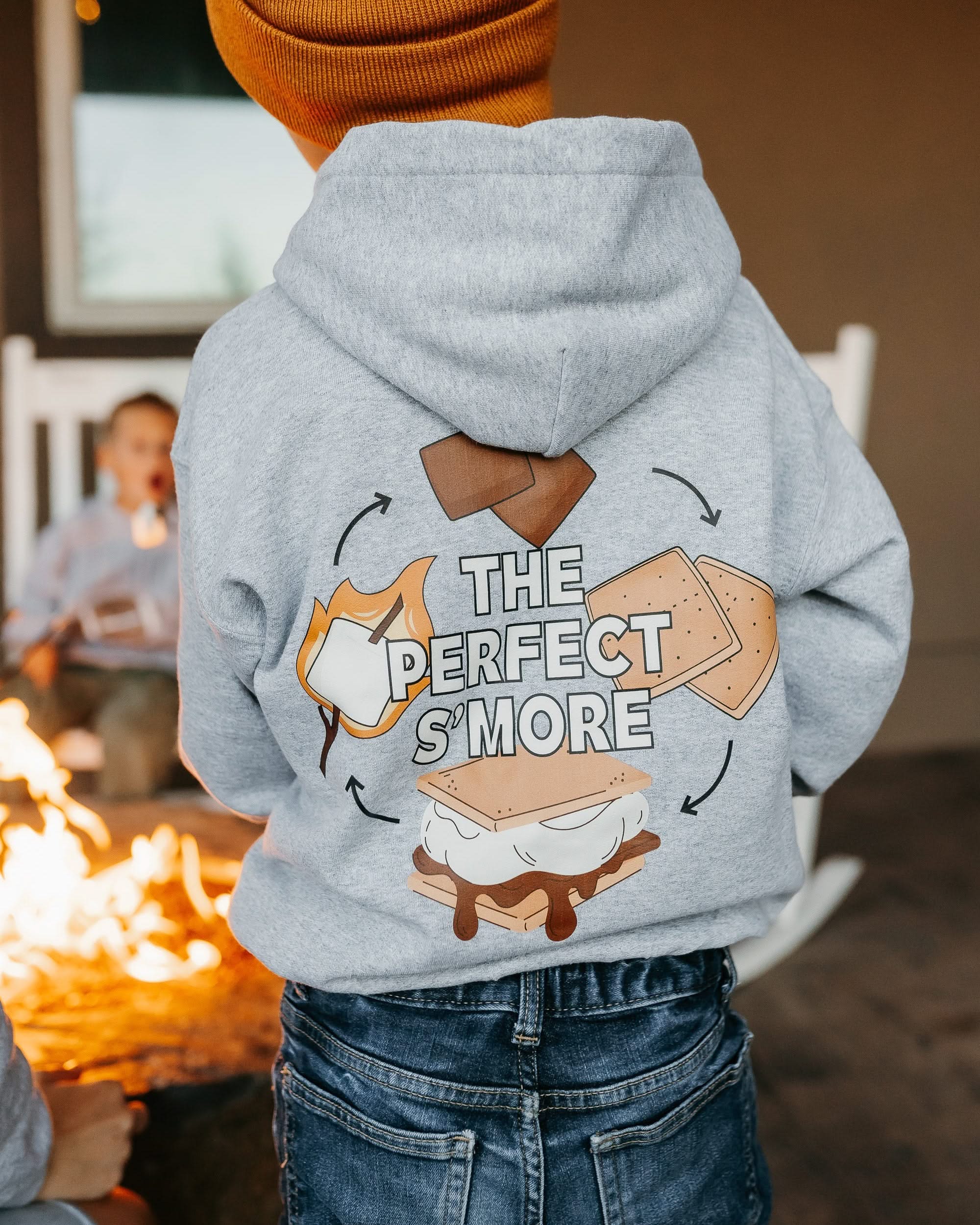 S&amp;#39;mores Squad/The Perfect S&amp;#39;more (pf&amp;amp;b) - Gray BASIC Fleece Child HOODIE