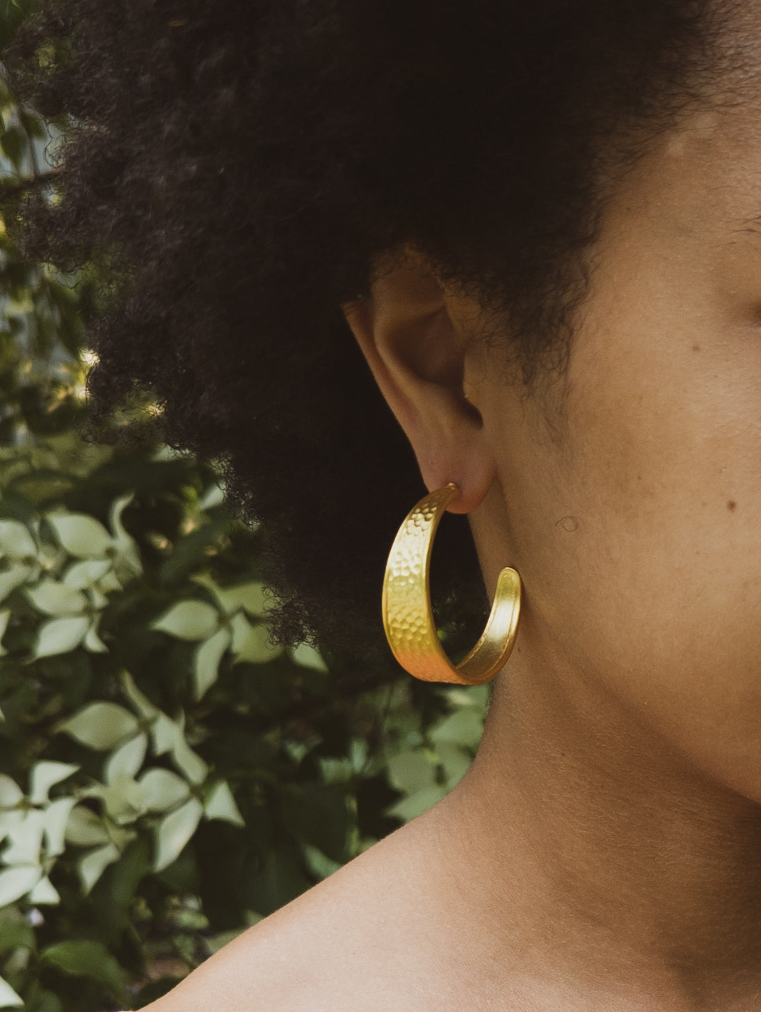 Golden Road Hoop Earrings
