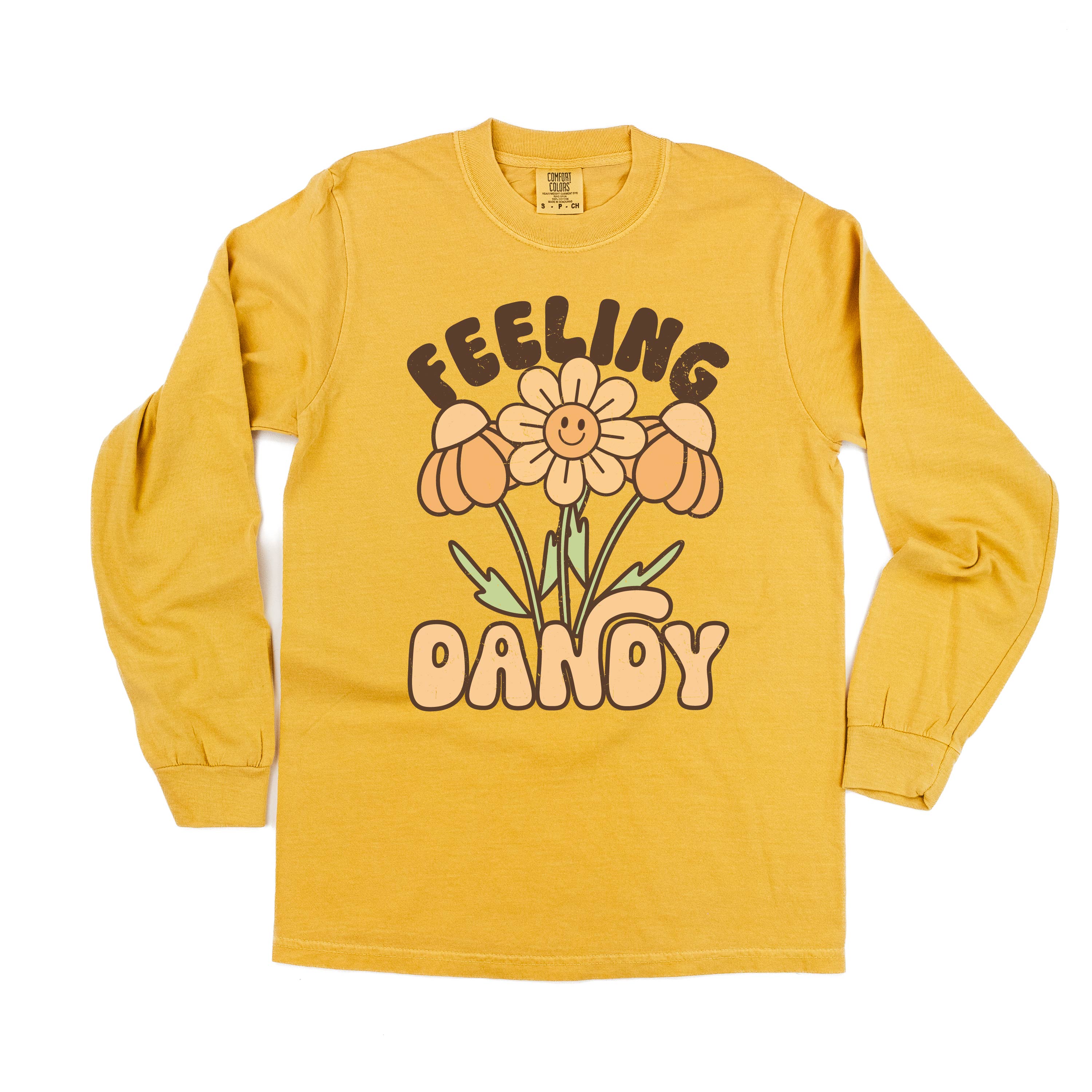 Feeling Dandy - Long Sleeve Comfort Colors Tee