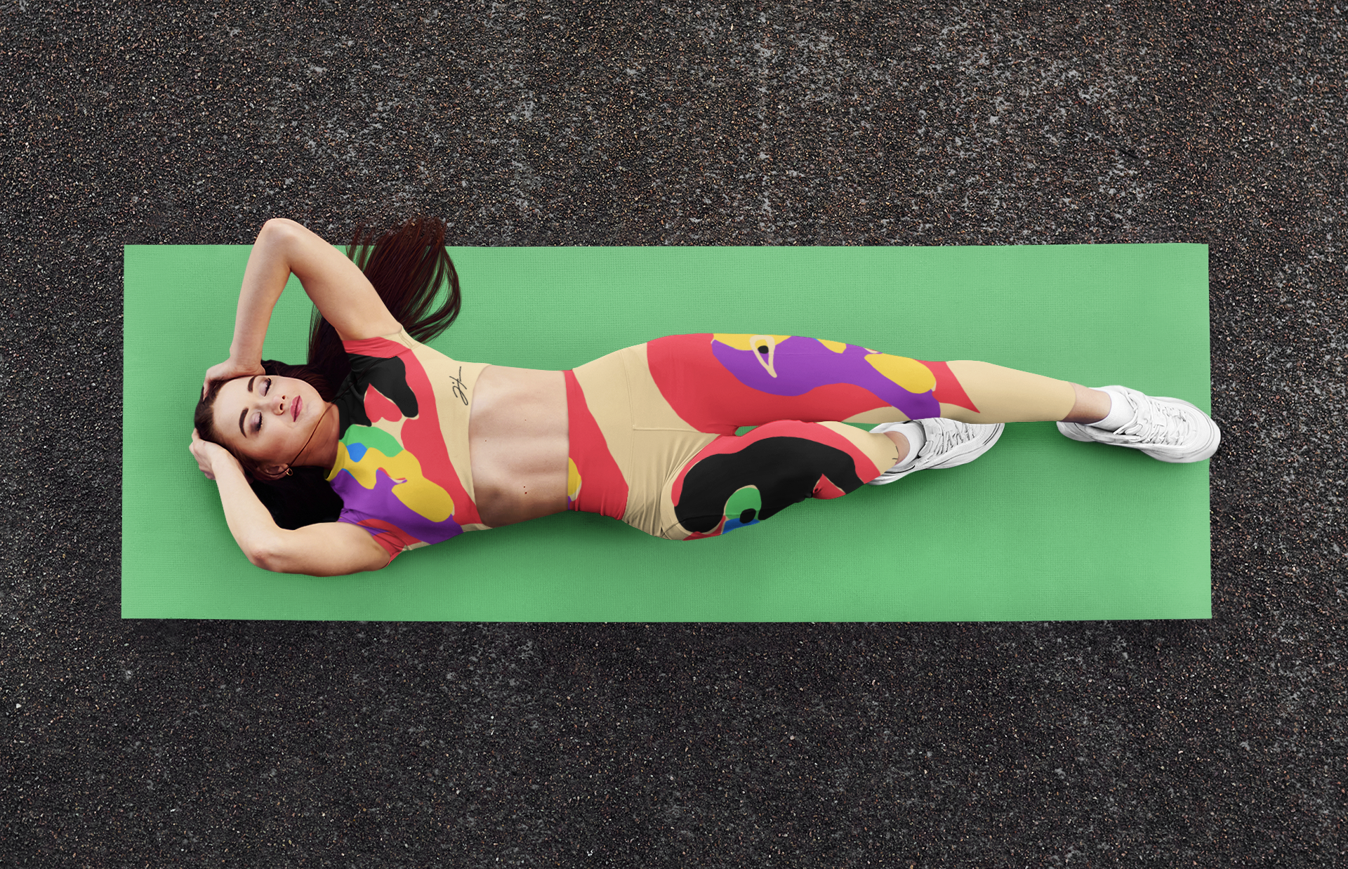 The Heart Con Leche Yoga Leggings