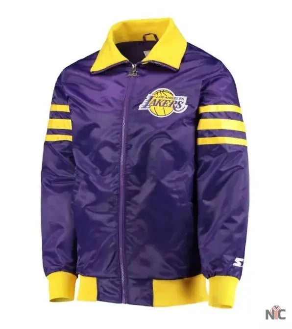 Lakers Starter Purple The Captain II Jacket